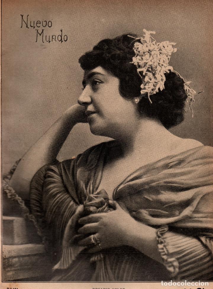 Sammeln von Zeitschriften und Zeitungen: REVISTA ILUSTRADA NUEVO MUNDO. A&Ntilde;O XX-N&Uacute;M. 851. JUEVES 28 DE ABRIL DE 1910. VER ART&Iacute;CULOS.