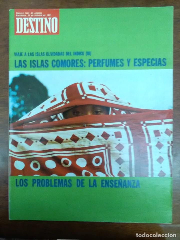 Collection Magazines and Newspapers: DESTINO N&ordm; 1777 A&Ntilde;O 1971 LAS ISLAS COMORES