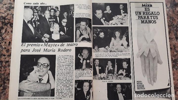 Coleccionismo de revistas y peri&oacute;dicos: JOSE MARIA RODERO PREMIOS MAYTE PAQUITA RICO ADOLFO MARSILLACH PALOMA PICASSO ADOLFO MARSILLACH