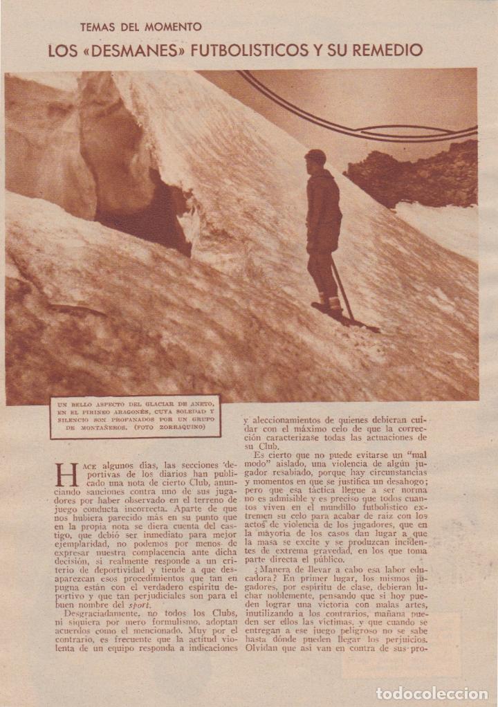 Coleccionismo de revistas y peri&oacute;dicos: * DEPORTES * Golf femenino; monta&ntilde;ismo ( en el Aneto): boxeo amateur; f&uacute;tbol: Ciriaco Errasti.- 1933