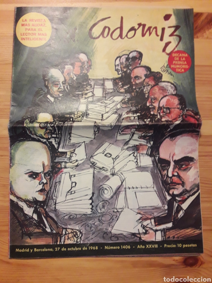 Coleccionismo de Revistas y Peri&oacute;dicos: La codorniz decana de la prensa humoristica 1968 octubre