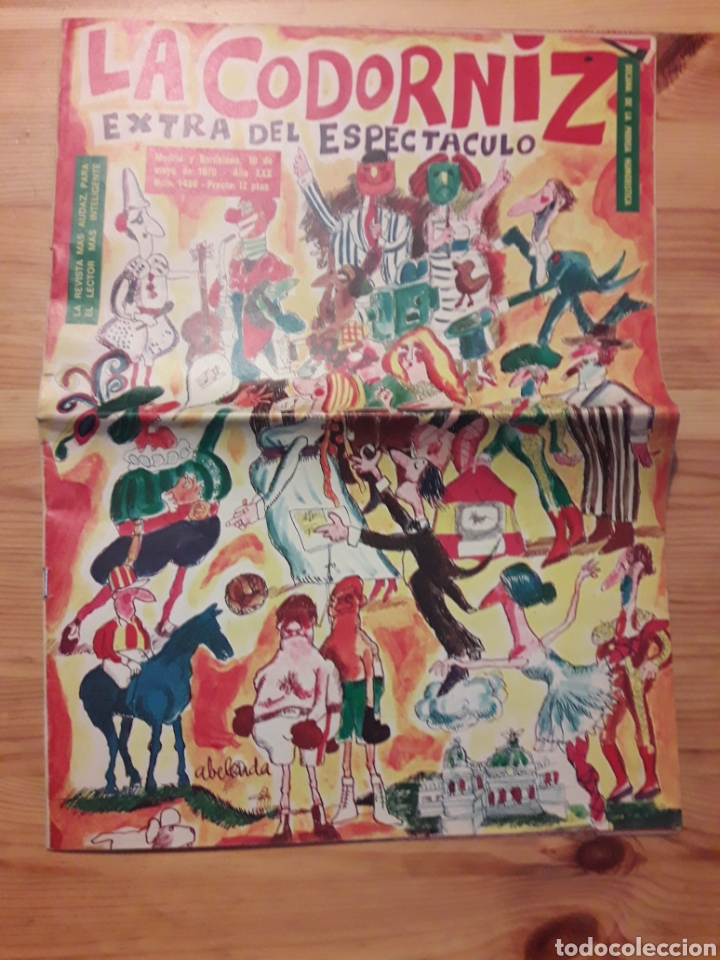 Coleccionismo de Revistas y Peri&oacute;dicos: La codorniz decana de la prensa humoristica extra del espectaculo mayo 1970