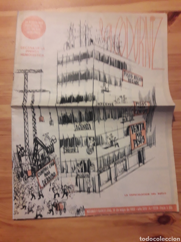 Coleccionismo de Revistas y Peri&oacute;dicos: La codorniz decana de la prensa humoristica mayo 1965