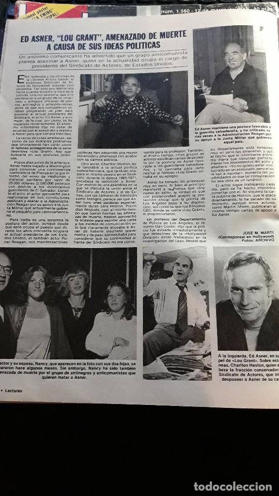 Coleccionismo de Revistas y Peri&oacute;dicos: ED ASNER LOU GRANT CHARLTON HESTON