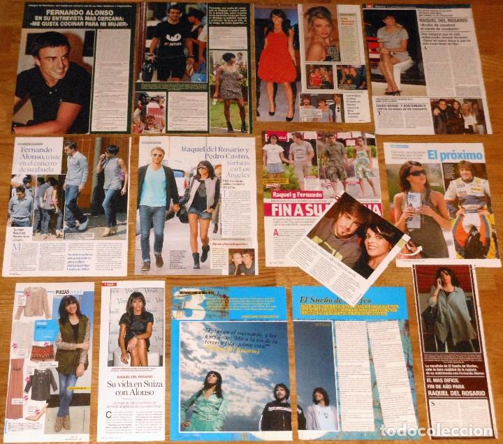 Coleccionismo de Revistas y Peri&oacute;dicos: RAQUEL DEL ROSARIO lote prensa fotos clippings Eurovision El Sue&ntilde;o de Morfeo