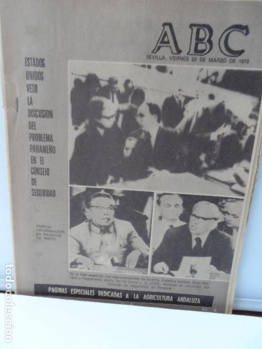 Coleccionismo de Revistas y Peri&oacute;dicos: ABC 23 MARZO DE 1973