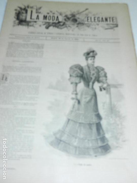 Collezionismo di Riviste e Giornali: REVISTA LA MODA ELEGANTE A&Ntilde;O LII MADRID 30 DE AGOSTO DE 1893 N. 32.