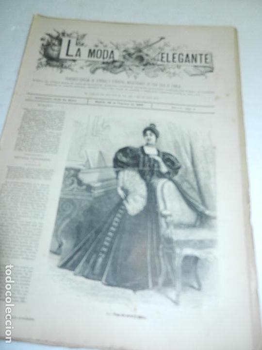 Collezionismo di Riviste e Giornali: REVISTA LA MODA ELEGANTE A&Ntilde;O LIV MADRID 28 DE FEBRERO DE 1895 N. 8.