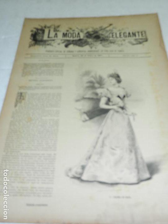 Collection Magazines and Newspapers: REVISTA LA MODA ELEGANTE A&Ntilde;O LIV MADRID 30 DE ENERO DE 1897 N. 4.