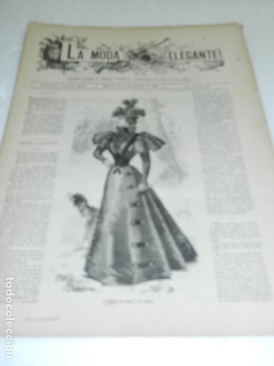 Collezionismo di Riviste e Giornali: REVISTA LA MODA ELEGANTE A&Ntilde;O LV MADRID 30 DE SEPTIEMBRE DE 1896 N. 36.