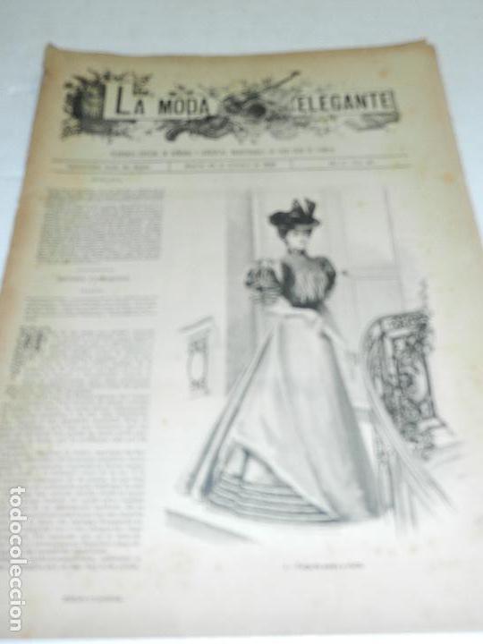 Collezionismo di Riviste e Giornali: REVISTA LA MODA ELEGANTE A&Ntilde;O LV MADRID 22 DE OCTUBRE DE 1893 N. 39