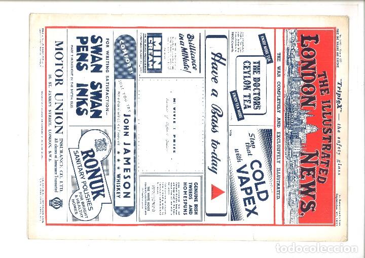 Collectionnisme de Revues et Journaux: THE ILLUSTRATED LONDON NEWS SEPTEMBER 27, 1941