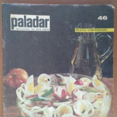 Coleccionismo de Revistas y Periódicos: REVISTA PALADAR Nº 46 RECETAS COCINA EDITORIAL CODEX 1968 25 X 31 CM (APROX) 28 PAGINAS