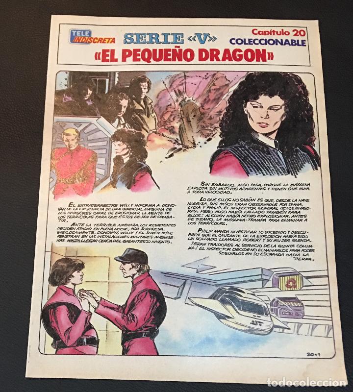 Coleccionismo de revistas y peri&oacute;dicos: coleccionable a&ntilde;os 80 serie v comic - los visitantes - teleindiscreta tele indiscreta capitulo 20