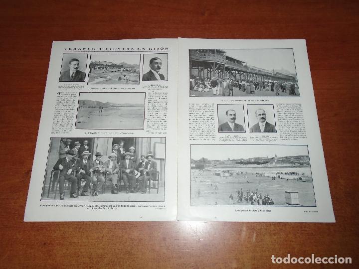 Coleccionismo de Revistas y Peri&oacute;dicos: RETAL PRENSA 1911 GIJ&Oacute;N, CHACHARRAMENDI (BILBAO), ALICANTE, INSUBORDINACI&Oacute;N EN EL NUMANCIA, GUINEA