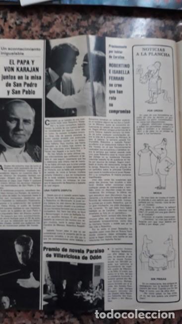 Coleccionismo de revistas y peri&oacute;dicos: ROBERTINO ISABELLA FERRARI PAPA JUAN PABLO II