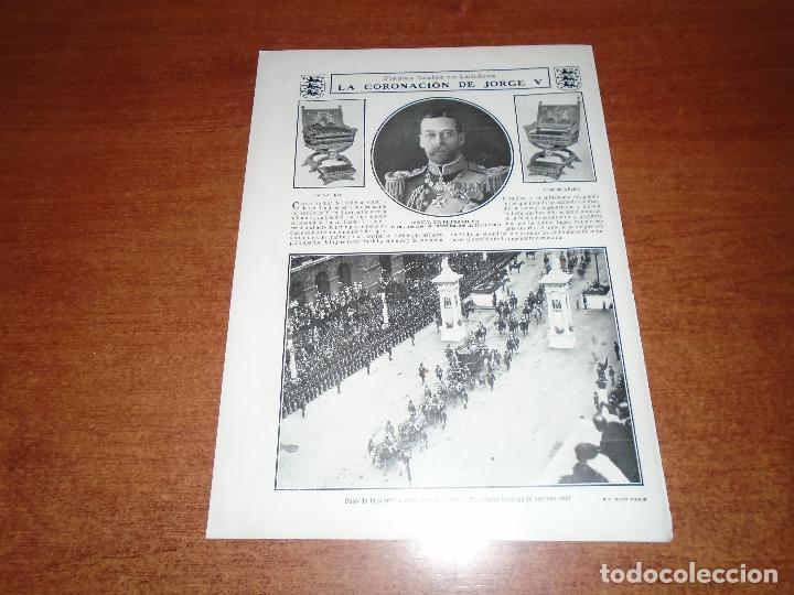 Collectionnisme de Revues et Journaux: RETAL 1911 CORONACI&Oacute;N JORGE V, LONDRES, INGLATERRA. S.S. EL PAPA PIO X.