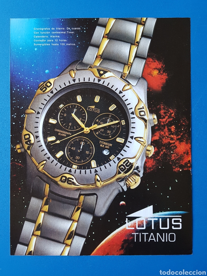 Coleccionismo de Revistas y Peri&oacute;dicos: PUBLICIDAD/ANUNCIO LOTUS TITANIO + BEBIDA CUTTY SARK SCOTS WHISKY - RECORTE PRENSA A&Ntilde;OS 90