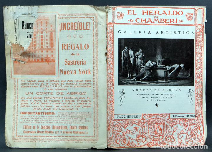Collection Magazines and Newspapers: El Heraldo de Chamber&iacute; n&ordm; 122 30 septiembre 1923 revista barrio Madrid art&iacute;culos publicidad fotos