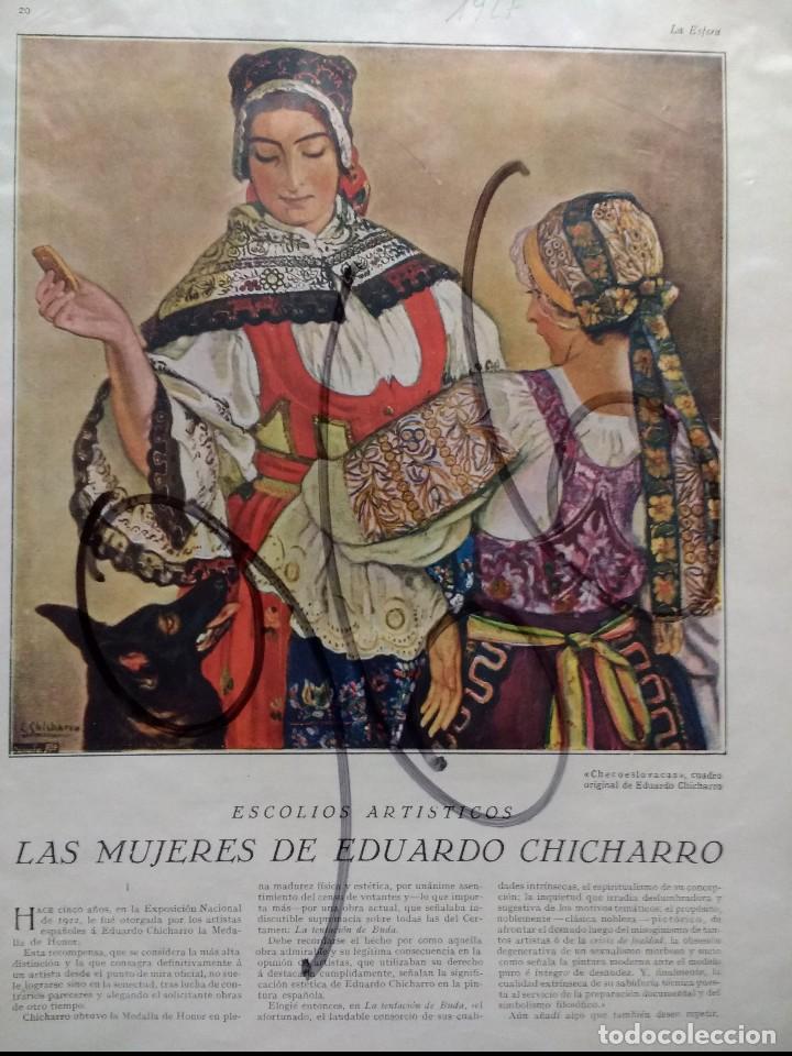 Colecionismo de Revistas e Jornais: PINTURA. EDUARDO CHICHARRO. JOSE FRANCES. 1927.