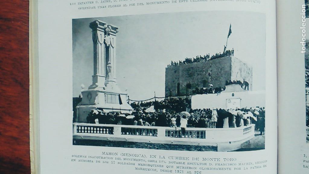 Coleccionismo de revistas y peri&oacute;dicos: EN LA CUMBRE DEL MONTE TORO MENORCA INAGURACION MONUMENTO SOLDADOS MENORQUINES 1 HOJA A&Ntilde;O 1928