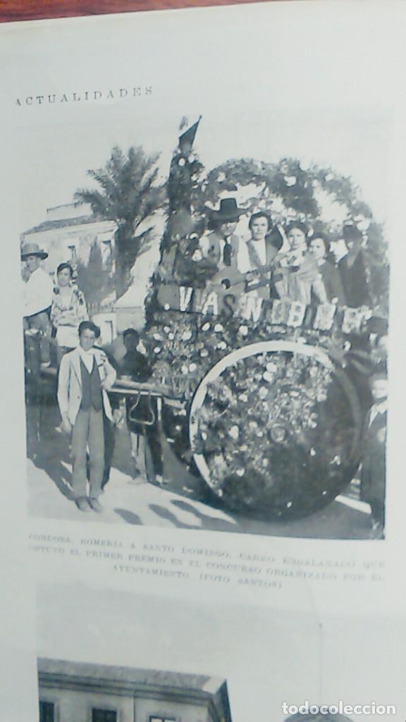 Coleccionismo de revistas y peri&oacute;dicos: ROMERIA A SANTO DOMINGO CORDOBA CARRO ENGALANADO PRIMER PREMIO 1 HOJA A&Ntilde;O 1927