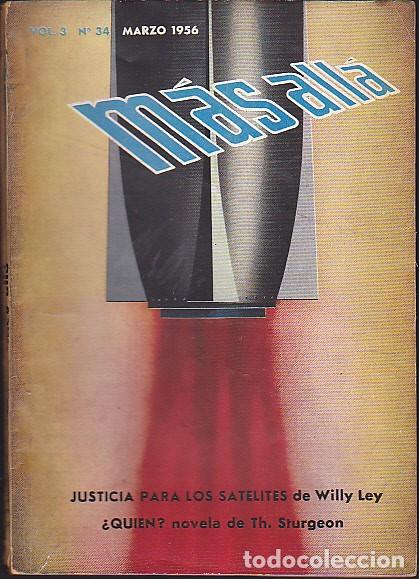 Collezionismo di Riviste e Giornali: M&Aacute;S ALL&Aacute; # 34 La 1&ordf; revista de ciencia ficci&oacute;n y fantas&iacute;a en espa&ntilde;ol, 1956