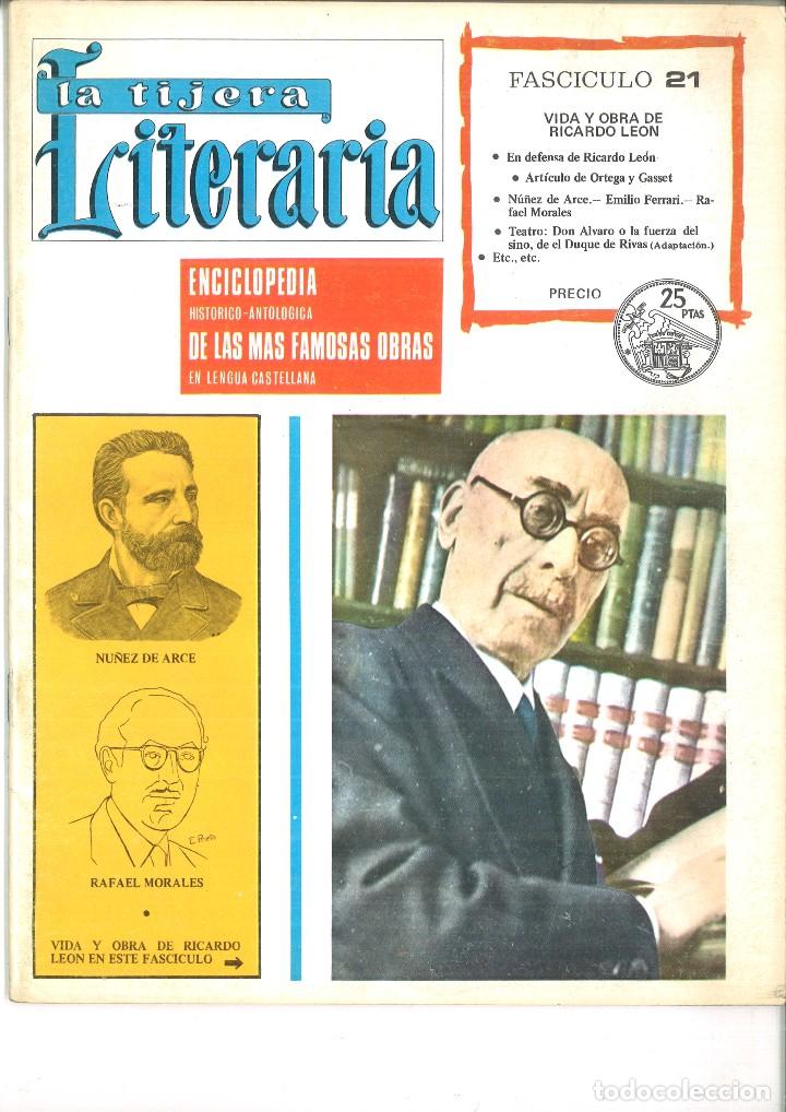 Coleccionismo de Revistas y Peri&oacute;dicos: LA TIJERA LITERARIA FASC&Iacute;CULO 21.