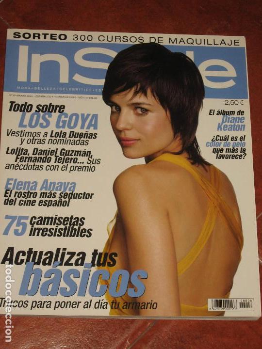 Collection Magazines and Newspapers: REVISTA INSTYLE MARZO 2005 PREMIOS GOYA DIANE KEATON CAYETANA GUILLEN CUERVO ELENA ANAYA IN STYLE.