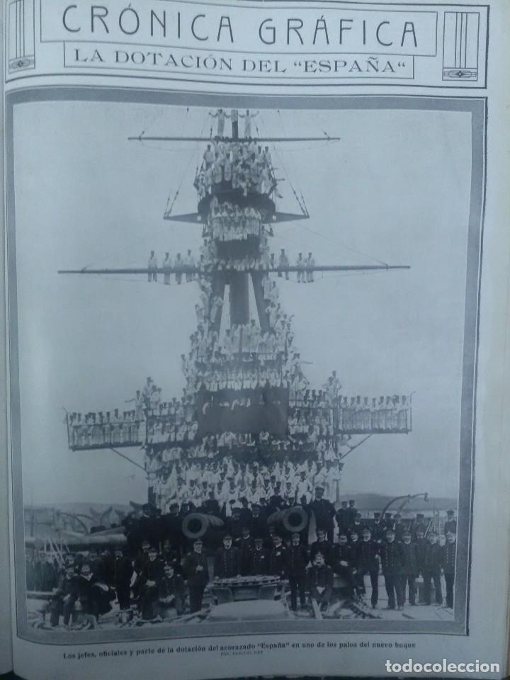 Collection Magazines and Newspapers: LA DOTACION DEL ACORAZADO ESPA&Ntilde;A.HOJA REVISTA A&Ntilde;O 1913