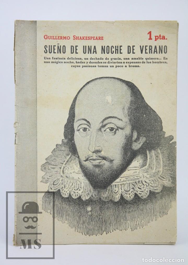 Coleccionismo de revistas y peri&oacute;dicos: Revista Literaria Novelas y Cuentos. Shakespeare Sue&ntilde;o de una Noche de Verano. N&ordm; 814 Diciembre 1946