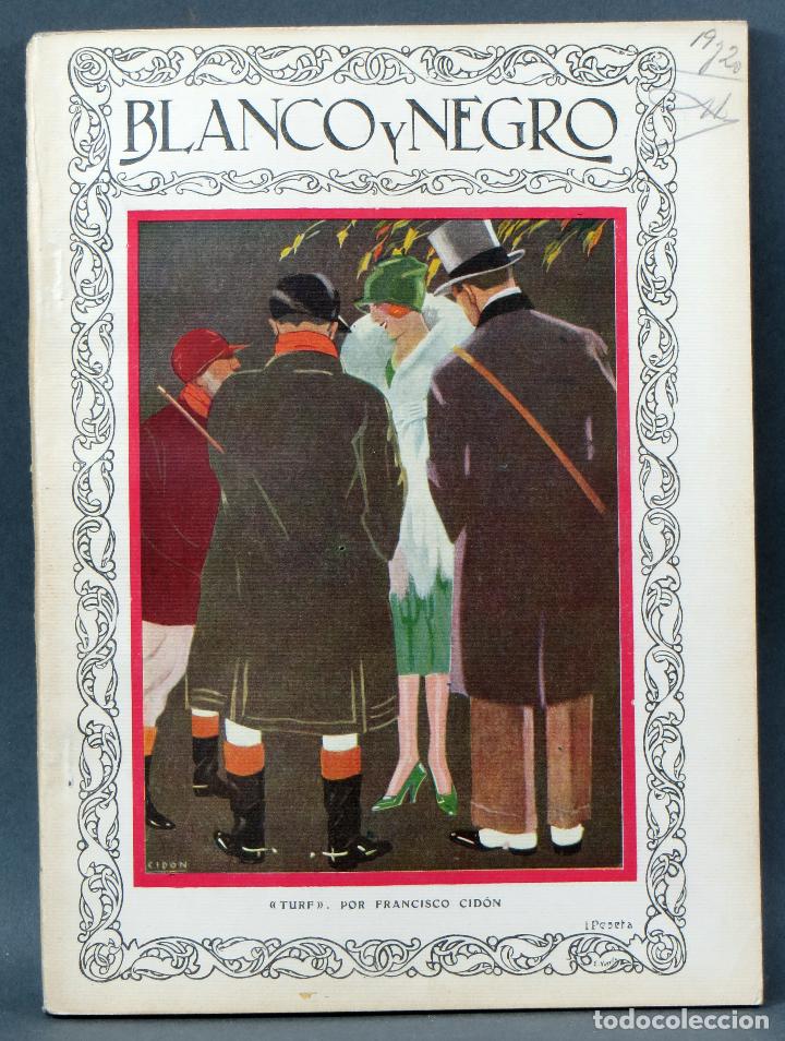 Coleccionismo de revistas y peri&oacute;dicos: Blanco y Negro Octubre 1928 Revista n&ordm; 1951 noticias teatro moda novela publicidad