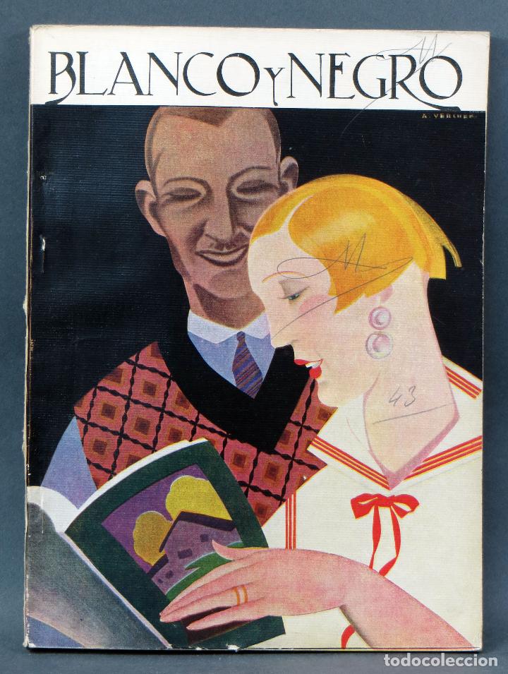 Coleccionismo de Revistas y Peri&oacute;dicos: Blanco y Negro Abril 1929 Revista n&ordm; 1978 noticias teatro moda novela publicidad