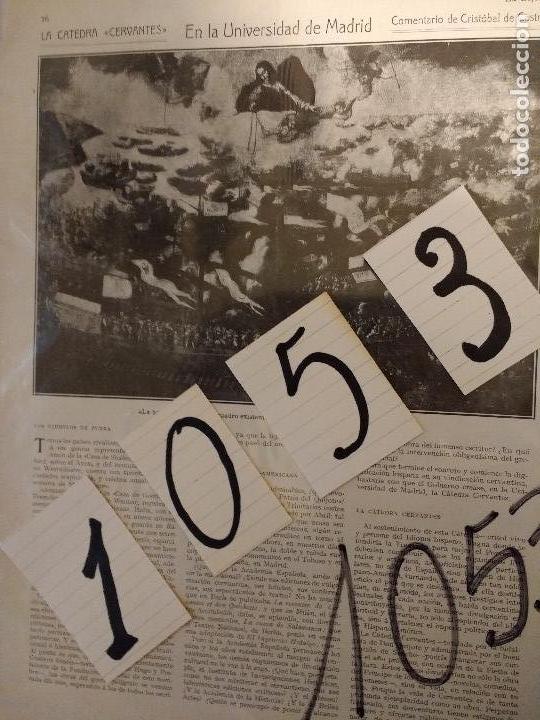 Coleccionismo de Revistas y Peri&oacute;dicos: LITERATURA ESPA&Ntilde;OLA. CRISTOBAL DE CASTRO. LA CATEDRA CERVANTES EN LA UNIVERSIDAD DE MADRID. 1927.