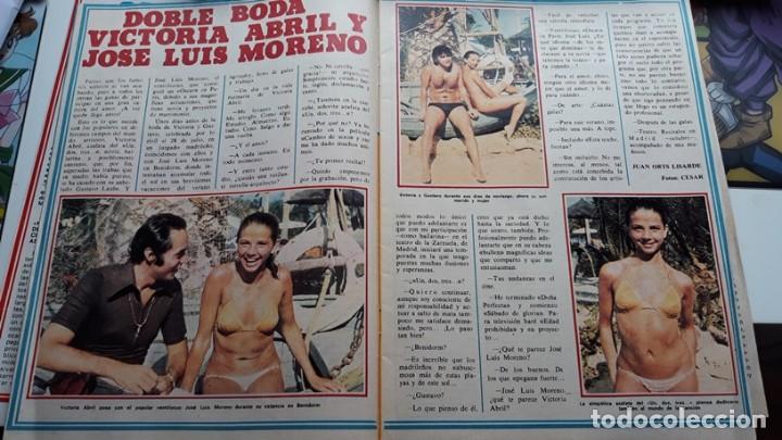 Coleccionismo de revistas y peri&oacute;dicos: victoria abril jose luis moreno
