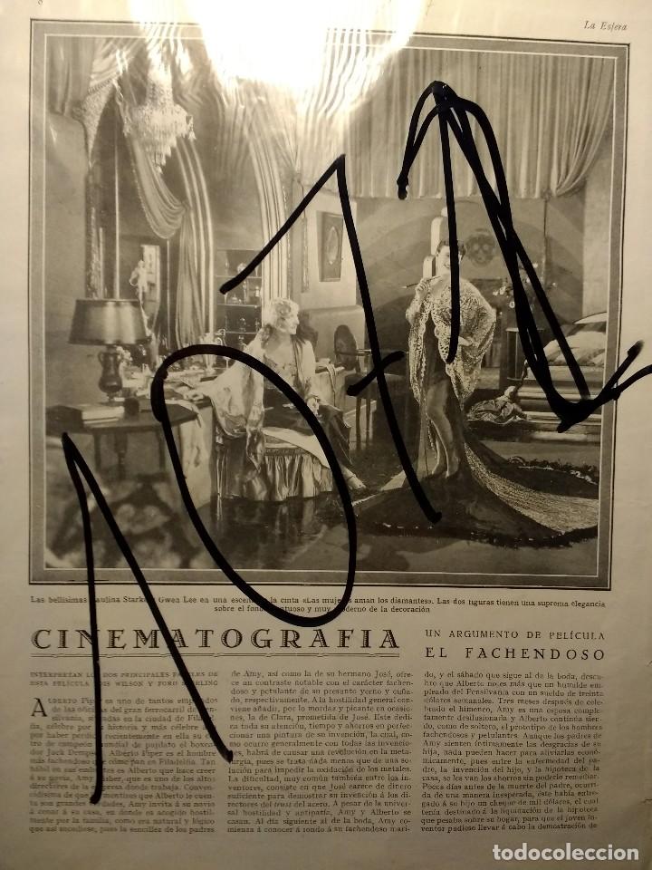 Coleccionismo de Revistas y Peri&oacute;dicos: CINE MUDO. ARGUMENTO DE PELICULA. EL  FACHENDOSO. BEN-HUR. CINE  CALLAO  DE  MADRID.  1927.