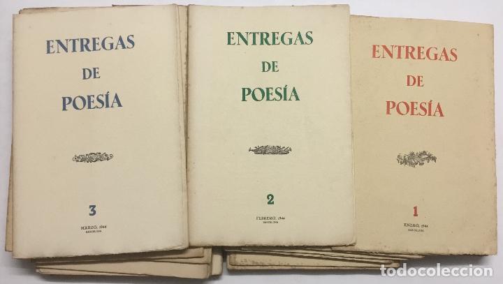 Collection Magazines and Newspapers: ENTREGAS DE POES&Iacute;A. - [Revista.] [Edici&oacute;n en papel de hilo.] Edici&oacute;n numerada. Barcelona, 1944-45-46
