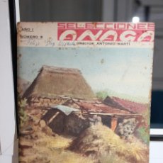 Coleccionismo de Revistas y Periódicos: SELECCIONES ANAGA AÑO I, NUMERO 9, NOVIEMBRE 1952. TENERIFE-CANARIAS. ANTONIO MARTI