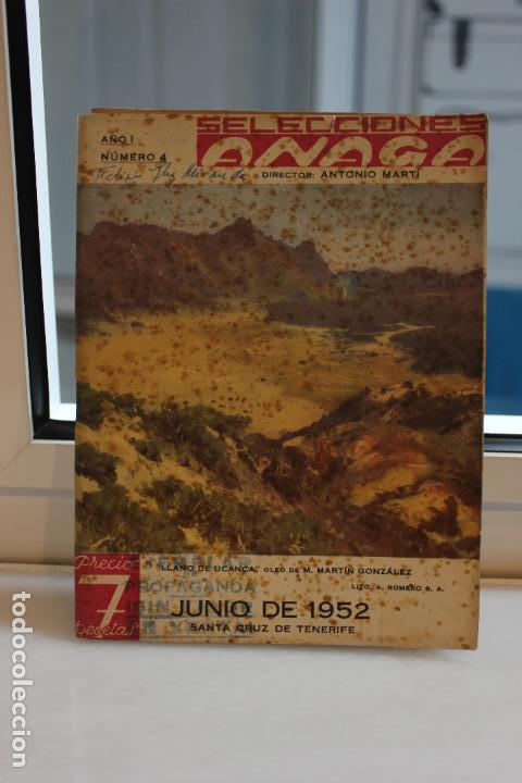 Collezionismo di Riviste e Giornali: SELECCIONES ANAGA A&Ntilde;O I, NUMERO 4, JUNIO 1952. TENERIFE-CANARIAS. ANTONIO MARTI