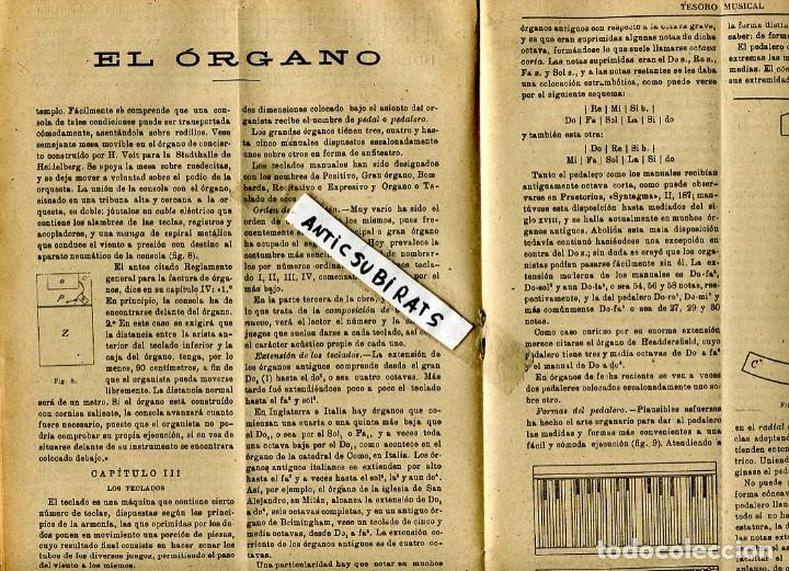 Collezionismo di Riviste e Giornali: REVISTA A&Ntilde;O 1918 ARTICULO SOBRE EL ORGANO INSTRUMENTO MUSICAL PIANO