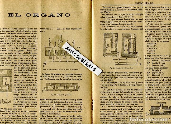 Collezionismo di Riviste e Giornali: REVISTA A&Ntilde;O 1918 ARTICULO SOBRE EL ORGANO INSTRUMENTO MUSICAL PIANO CON ILUSTRACIONES