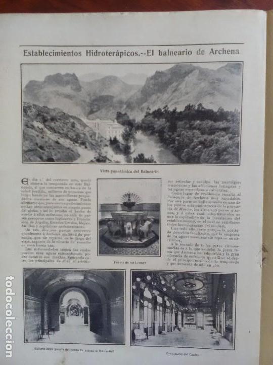 Collection Magazines and Newspapers: EL BALNEARIO DE ARCHENA ALFONSO XIII ISLA DE WIGHT DE CANARIAS AL PUERTO DE CADIZ REVISTA 1906