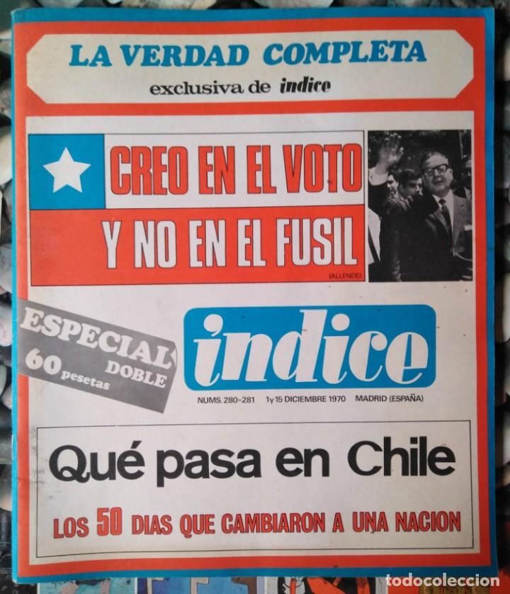 Coleccionismo de Revistas y Peri&oacute;dicos: Revista &Iacute;ndice 280-281