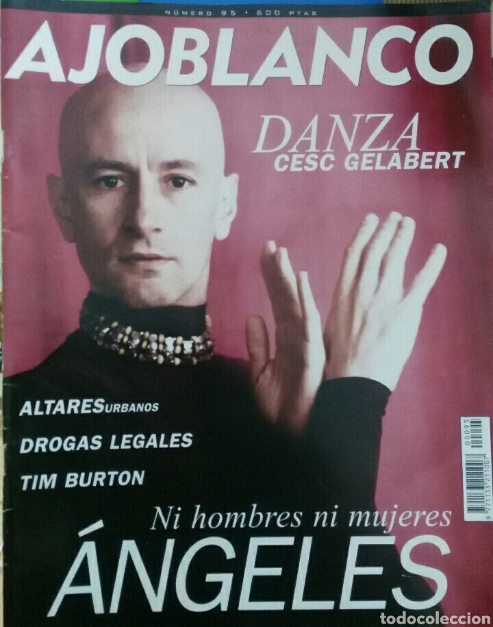 Coleccionismo de revistas y peri&oacute;dicos: Ajoblanco n&deg;96 Danza Cesc Gelabert Tim Burton