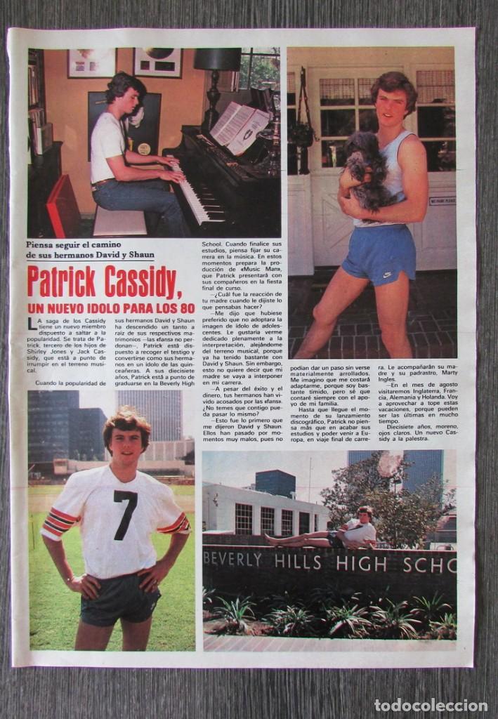 Coleccionismo de Revistas y Peri&oacute;dicos: RECORTE PATRICK CASSIDY. REVISTA SEMANA N&ordm; 2100 1980.
