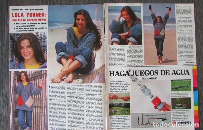 Coleccionismo de Revistas y Peri&oacute;dicos: RECORTE LOLA FORNER, CLAUDIA CARDINALE, LEVAR BURTON REVISTA SEMANA N&ordm; 2100 1980.
