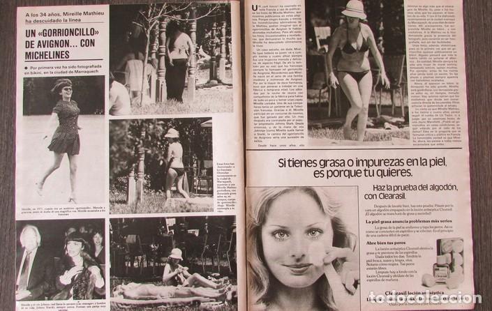 Coleccionismo de Revistas y Peri&oacute;dicos: RECORTE MIREILLE MATHIEU. REVISTA SEMANA N&ordm; 2100 1980.