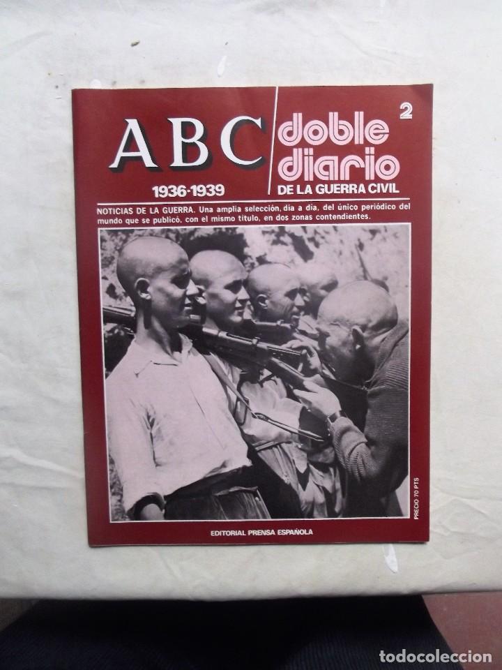 Coleccionismo de Revistas y Peri&oacute;dicos: DOBLE DIARIO DE LA GUERRA CIVIL  ABC 1936 - 1939  N&ordm; 2