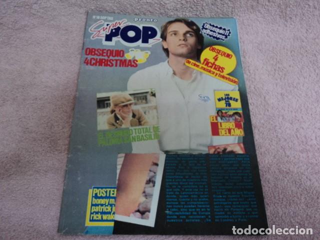 Coleccionismo de Revistas y Peri&oacute;dicos: REVISTA MUSICA SUPER POP NUMERO 18 CON PEGATINAS Y FICHAS NAVIDAD A&Ntilde;O 78