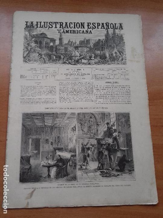 Collectionnisme de Revues et Journaux: LA ILUSTRACION ESPA&Ntilde;OLA Y AMERICANA. A&Ntilde;O XXII. NUM. IX. 8 DE MARZO DE 1878.